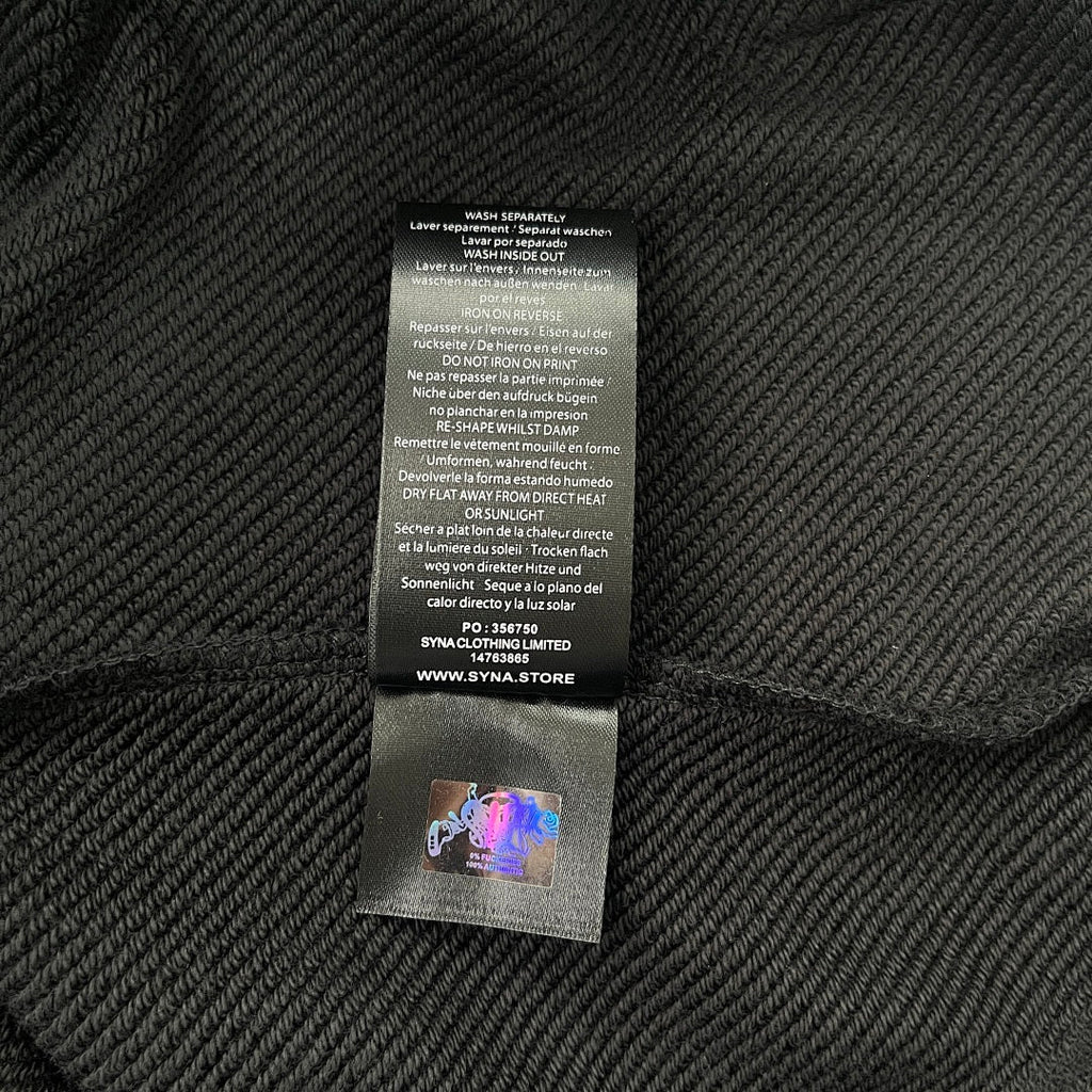 Zip Hoodie Black