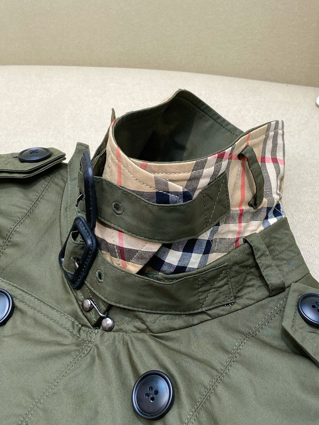 Tropical Gabardine Cropped Jacket