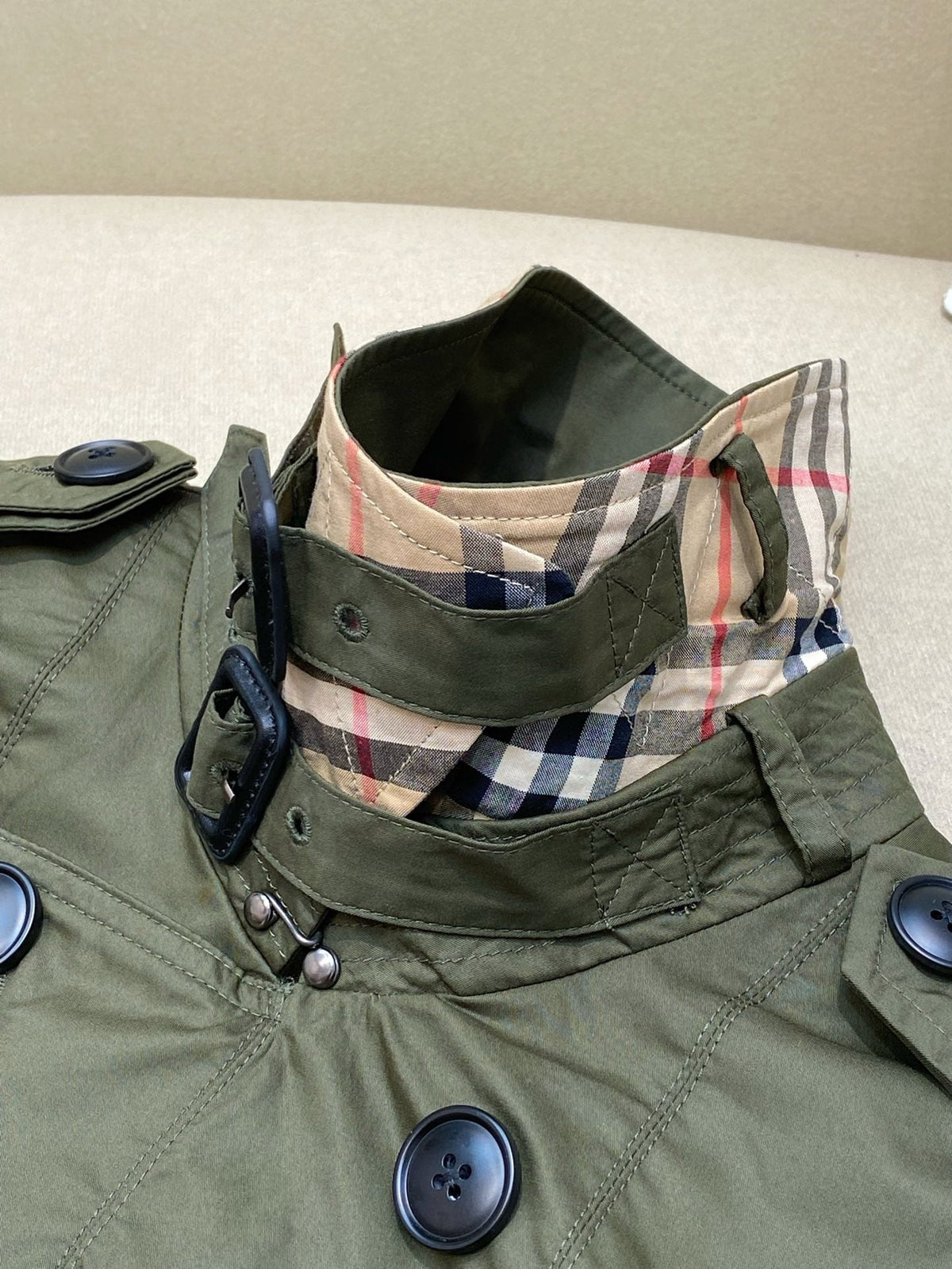 Tropical Gabardine Cropped Jacket