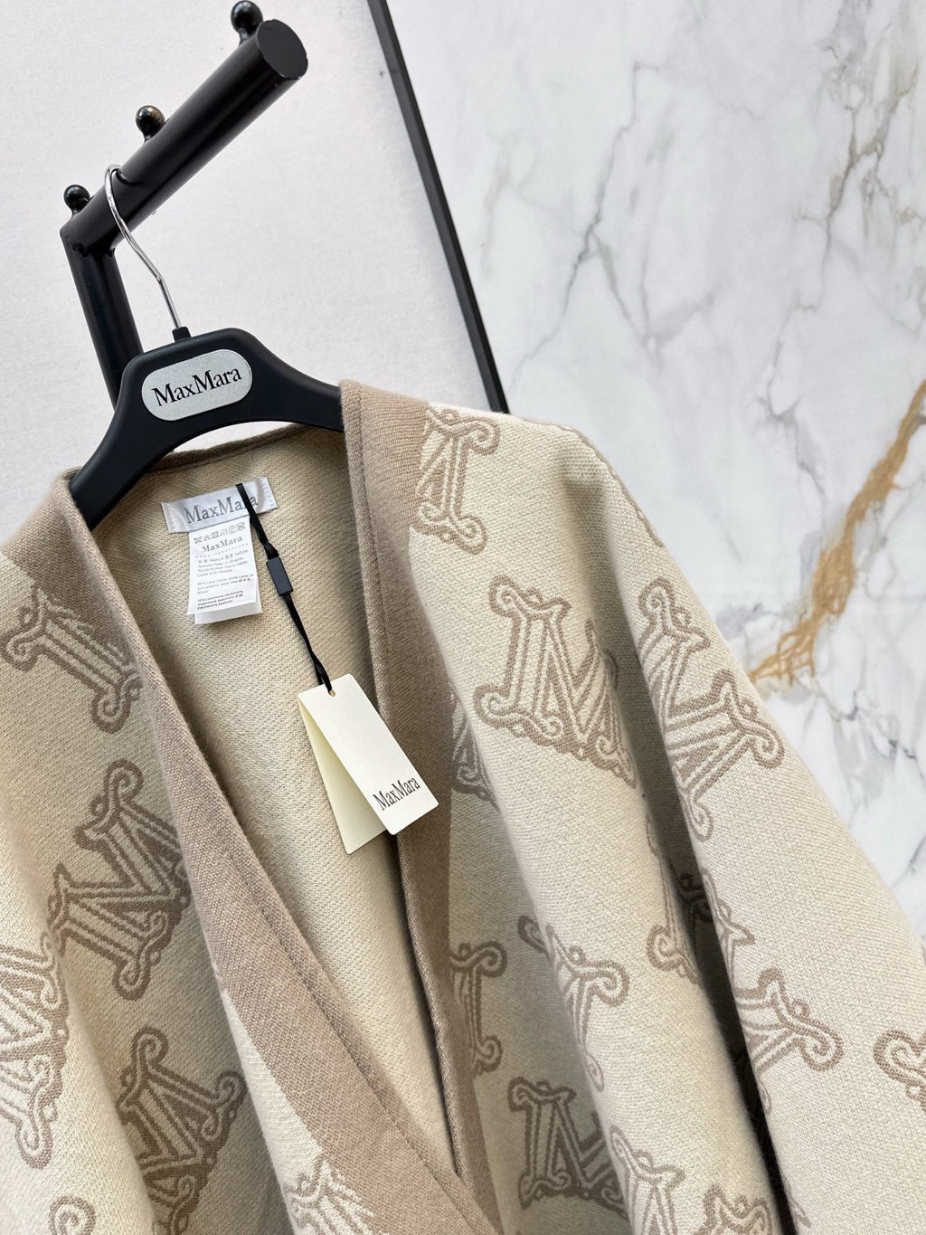 26S Monogram Wool Poncho