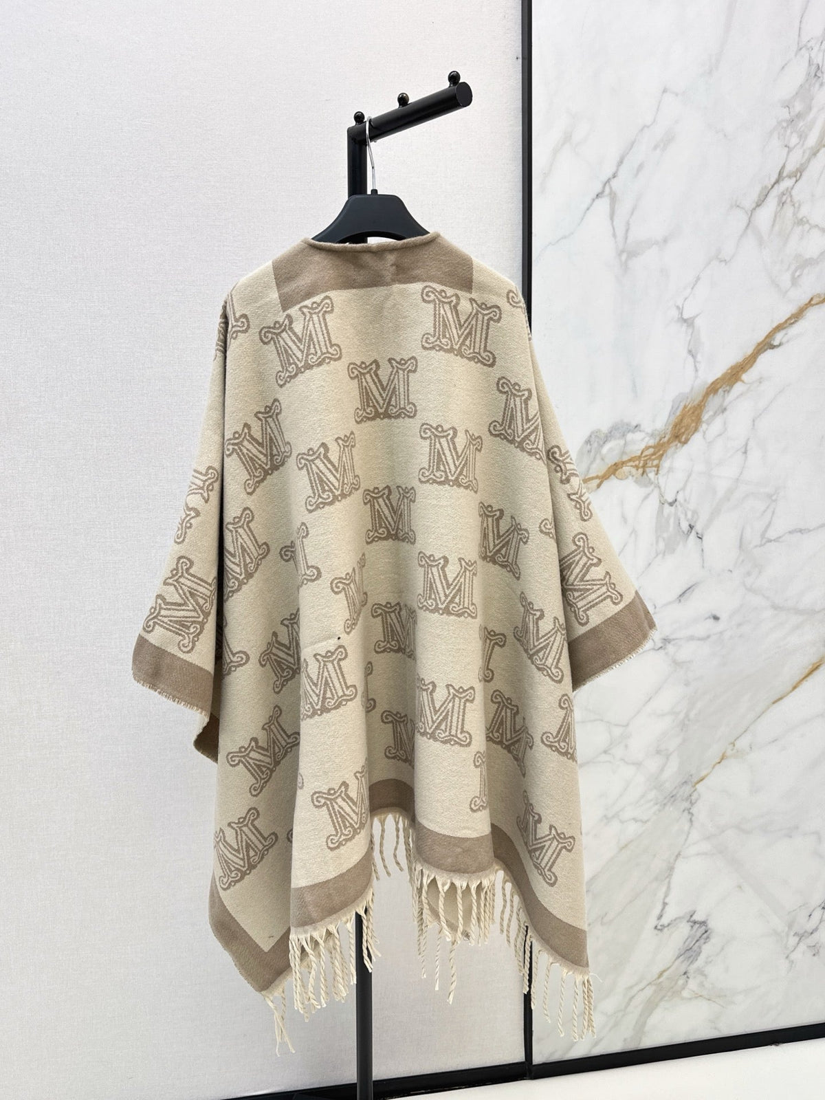 26S Monogram Wool Poncho