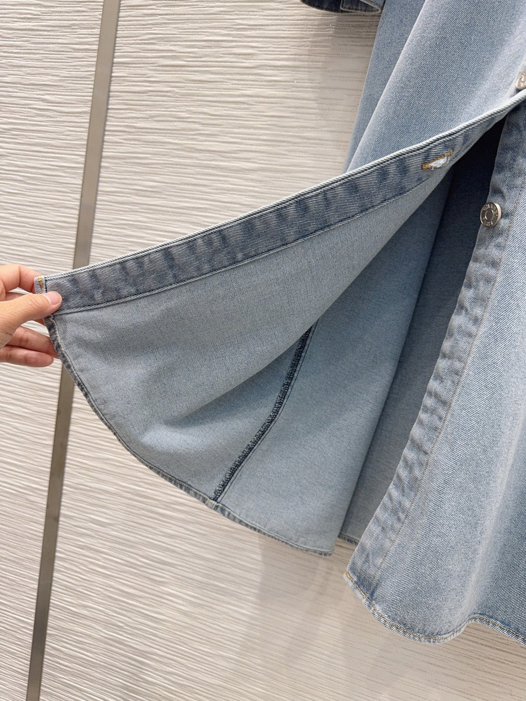 26S Denim Midi Dress