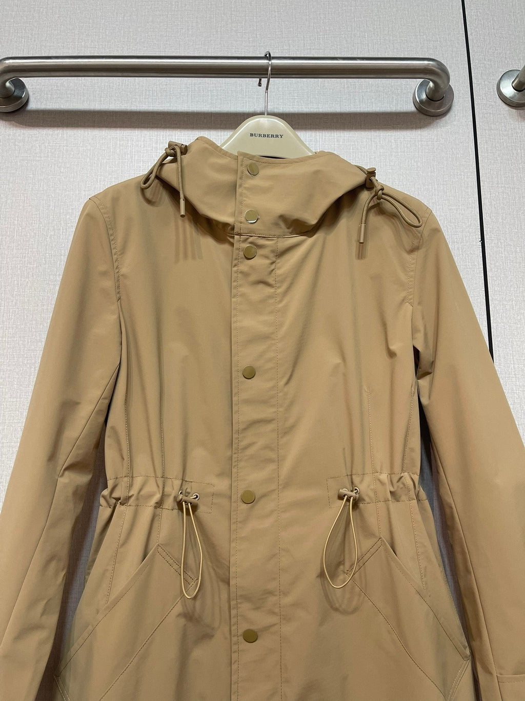 Drawcord Hood Nylon-Cotton Parka
