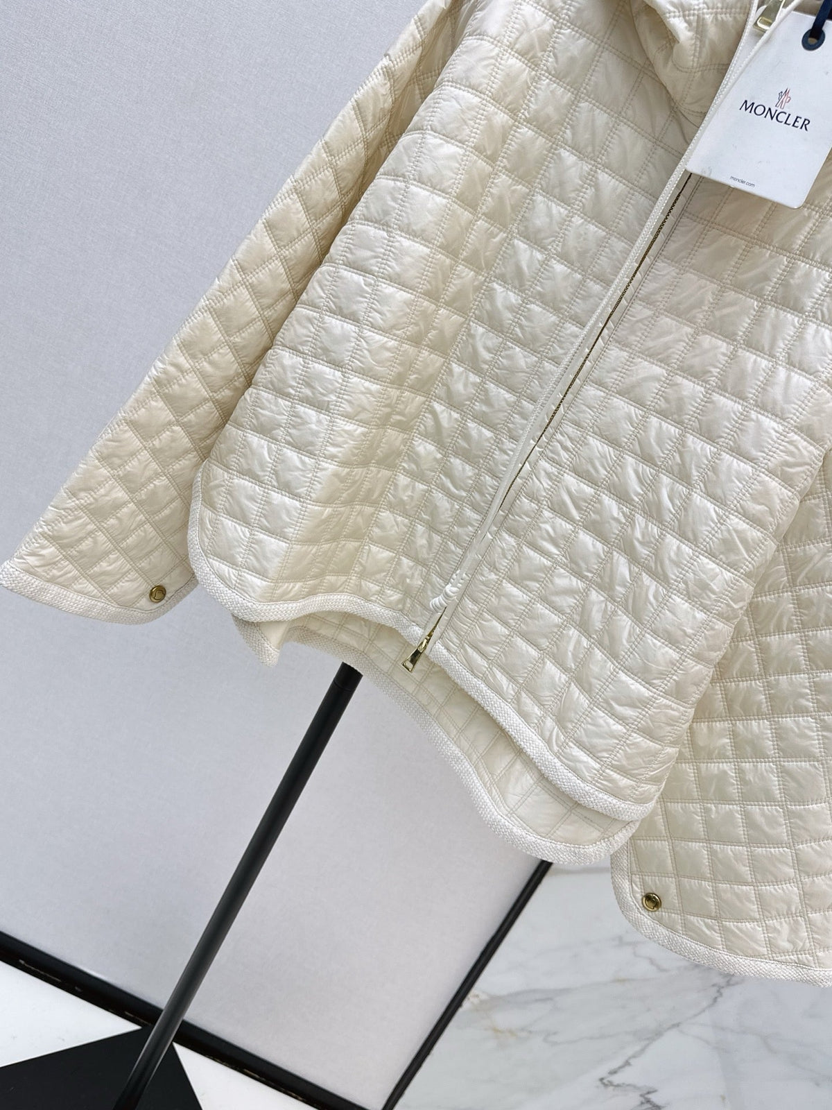 Quilted Hooded Cape