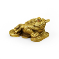 Seven-Star Money Toad â€?Solid Brass Fortune Figurine for Wealth & Prosperity