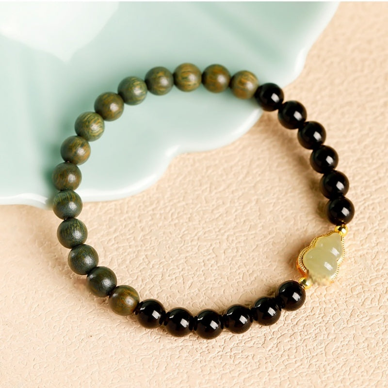 Calm Continuity-Jade Gourd Bracelet