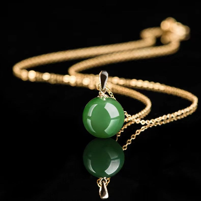 Natural Jadeite Pendant Necklace-Harmony and Balance