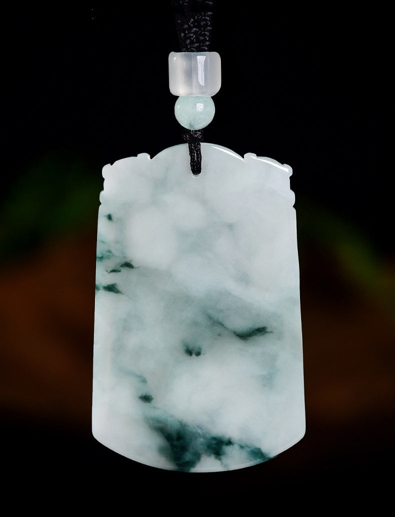 Natural Grade A Jade Horse Pendant – Success Comes Quickly Amulet with Fine Grain Texture