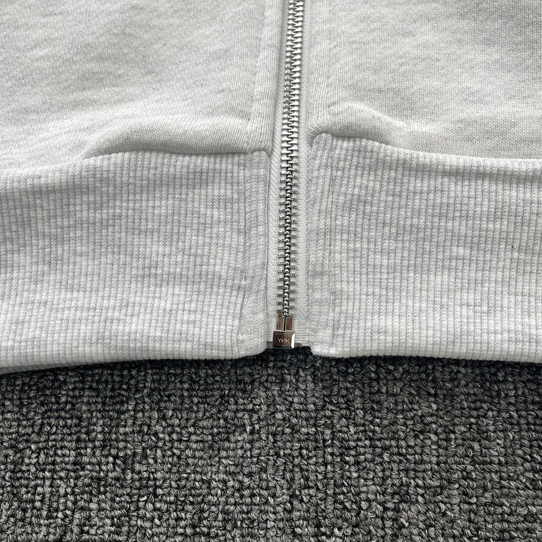 Zip Hoodie White