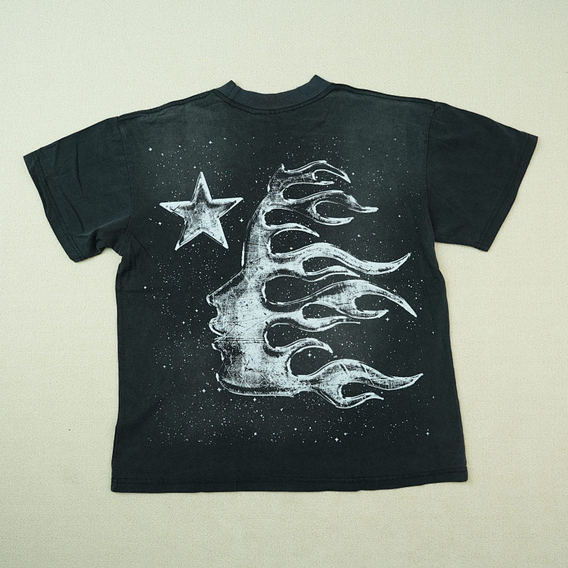 Hellstar Chrome Logo T-Shirt Black