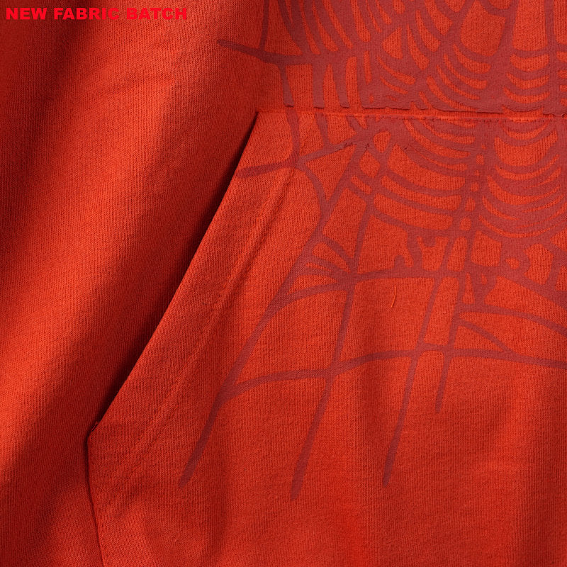 Sp5Der Websuit Hoodie Orange