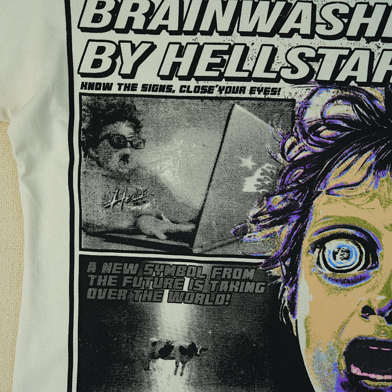 Hellstar Breaking News T-Shirt White