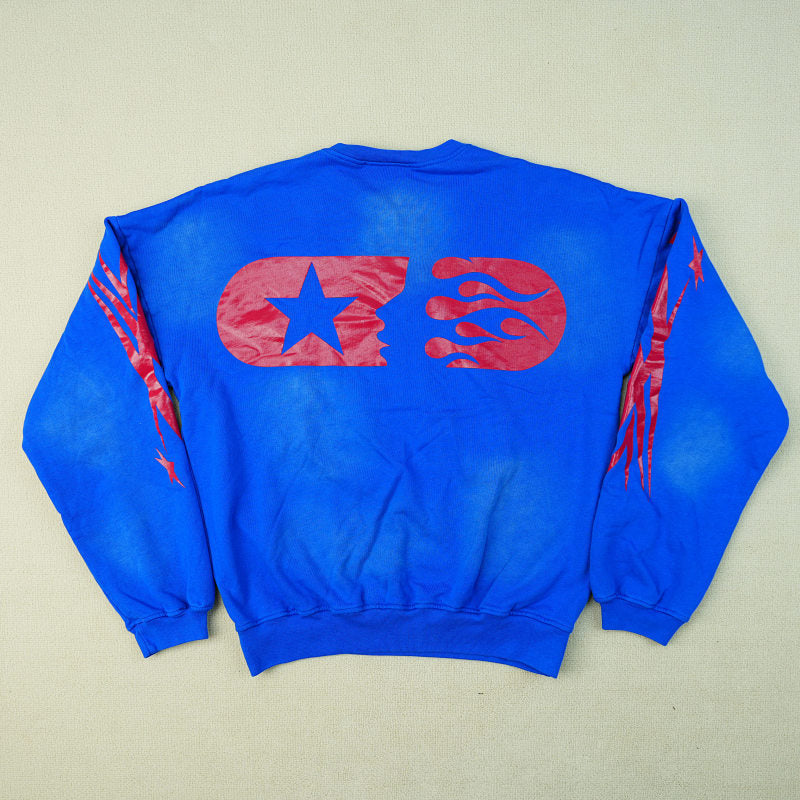 Hellstar Sports Crewneck Blue