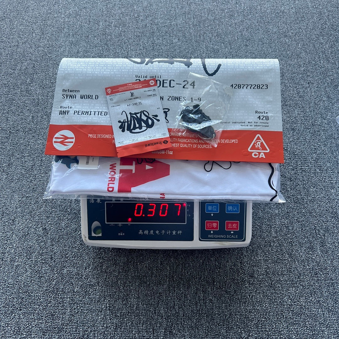 SynaWorld Tee Light Blue