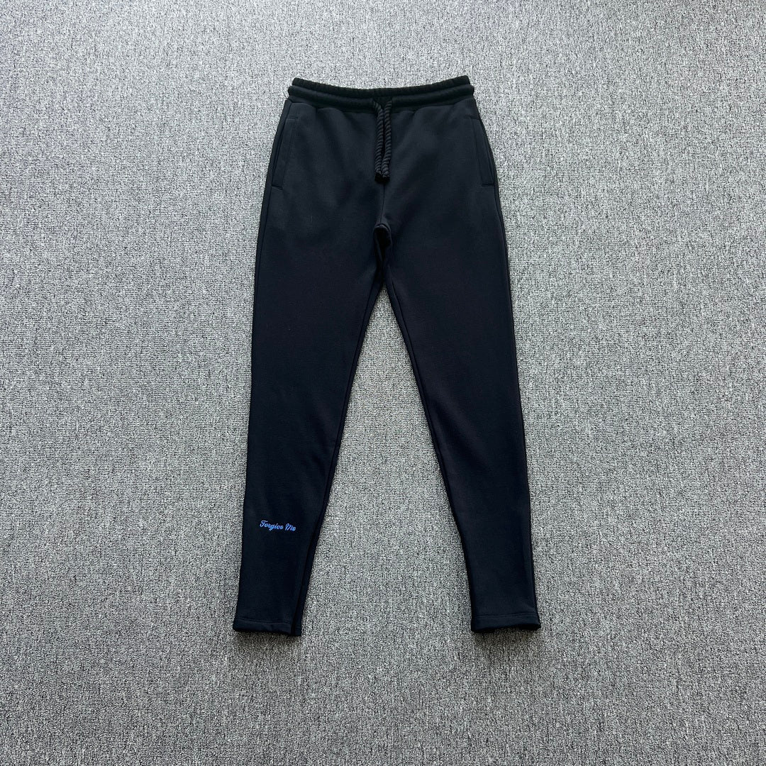 Hoodie Set Black Blue