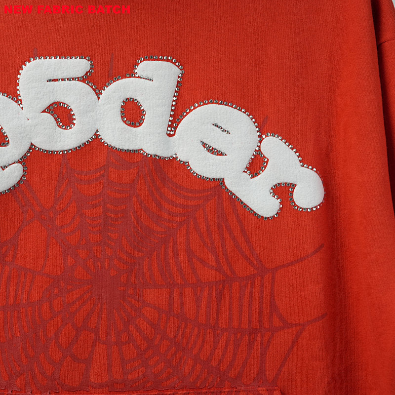 Sp5Der Websuit Hoodie Orange