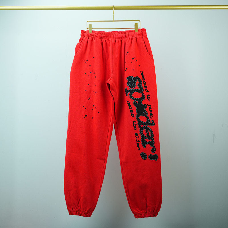 Sp5der P*NK V2 Sweatpant Red