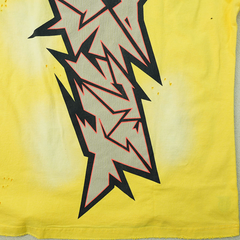 Hellstar Sample Cracked Print T-Shirt