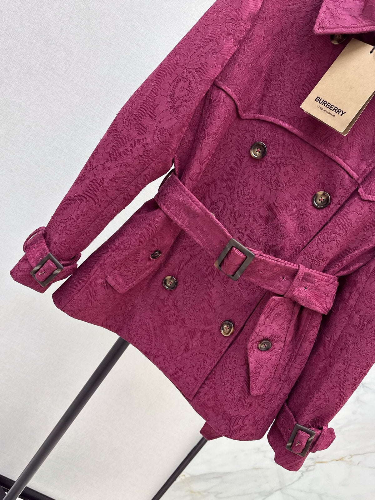 Paisley Lace Foxfield Trench Coat