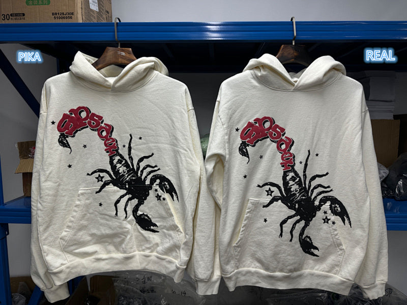 MTS X SP5DER Scorpion Hoodie Cream