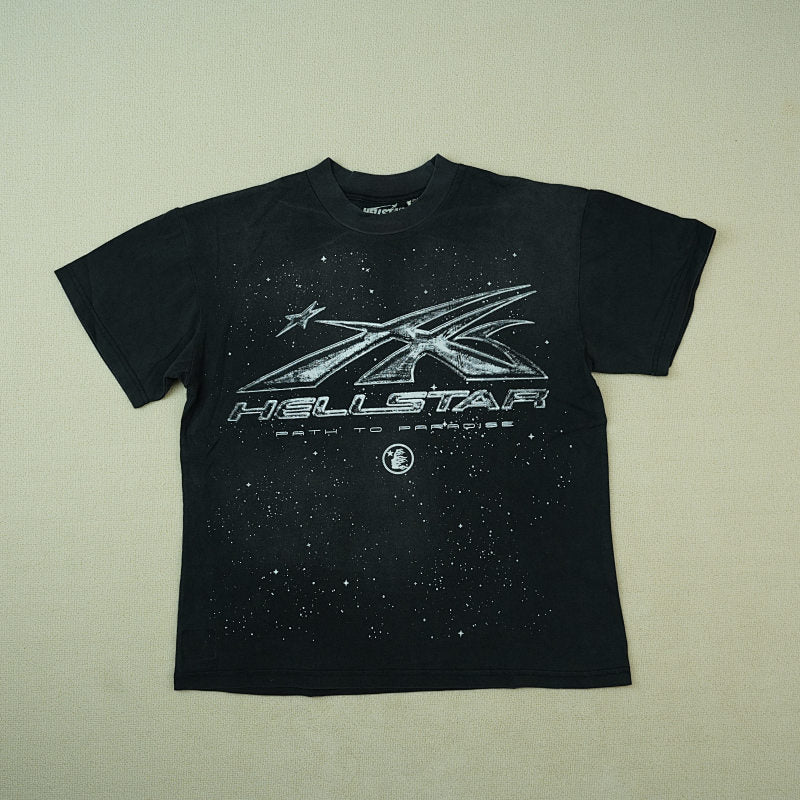 Hellstar Chrome Logo T-Shirt Black
