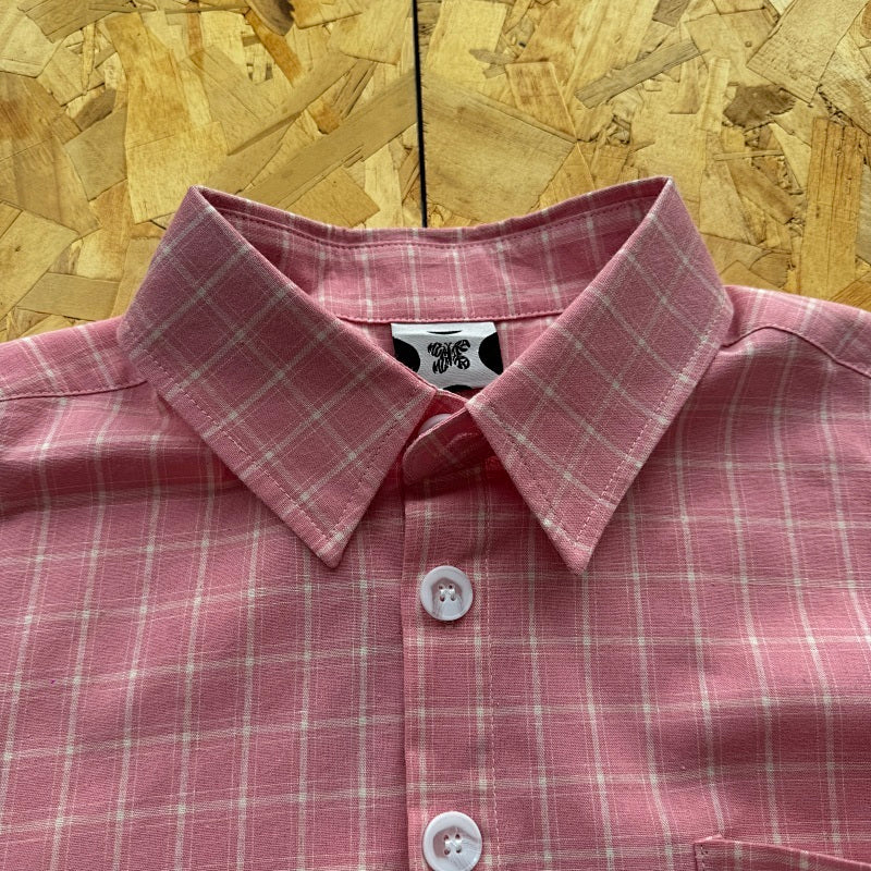 Mertra Plaid Shirt - Pink
