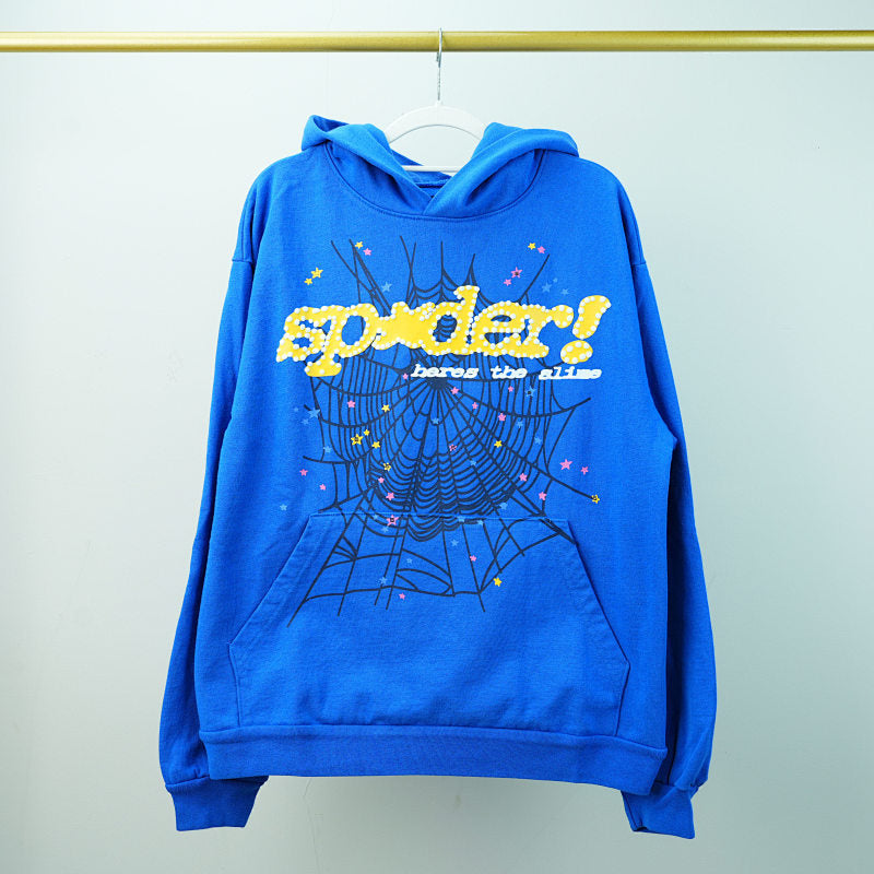Sp5der TC Hoodie Blue