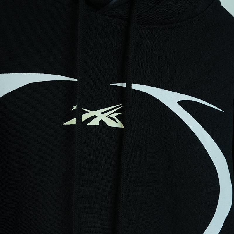 Hellstar Sports Hoodie. Jet Black