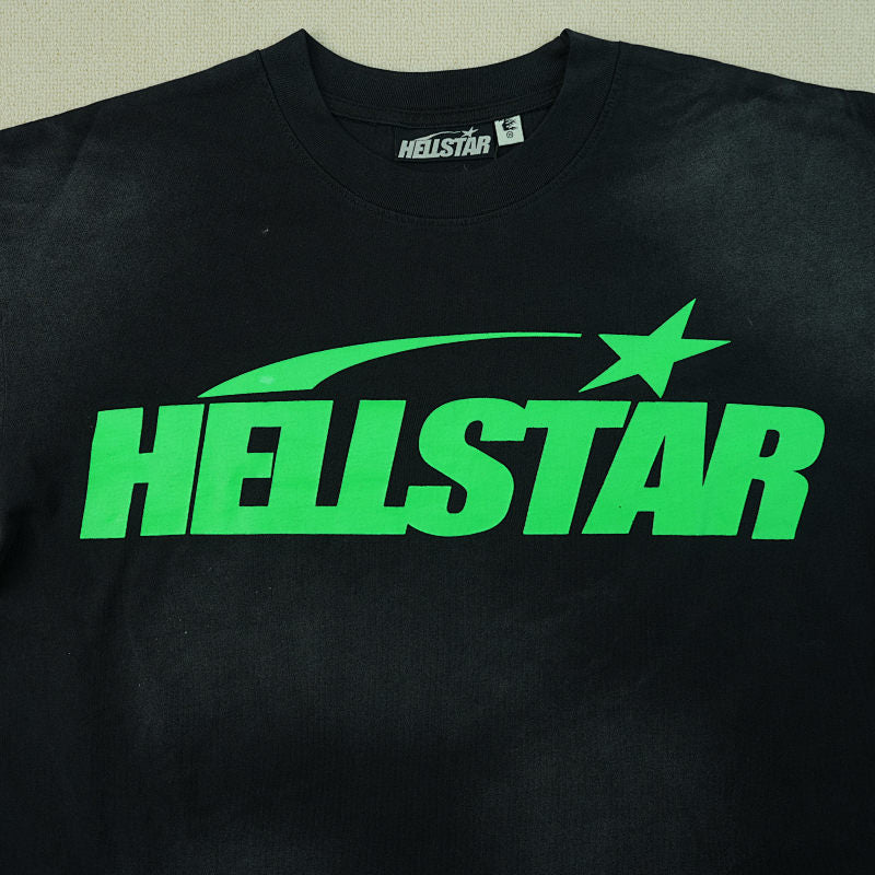 Hellstar Classic T-Shirt (Regular Print) Black/Green