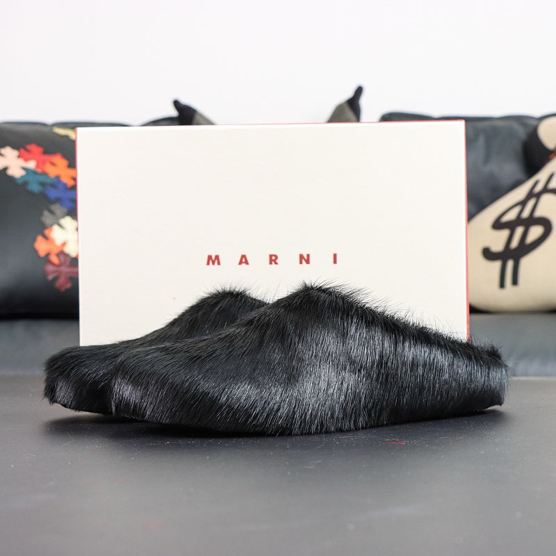 Marni Fussbett Sabot - Black