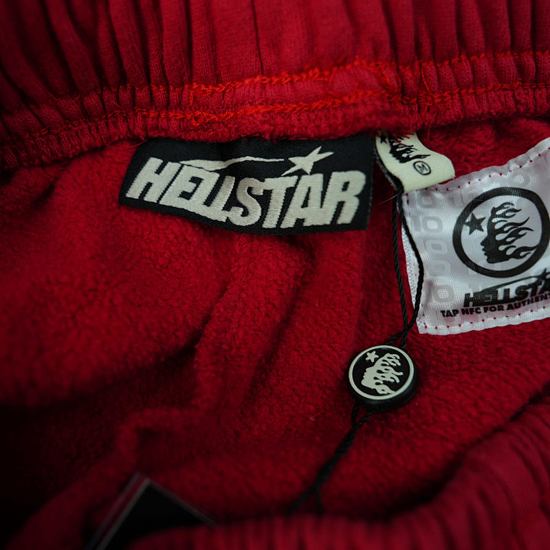 Hellstar Warm Up Shorts Red