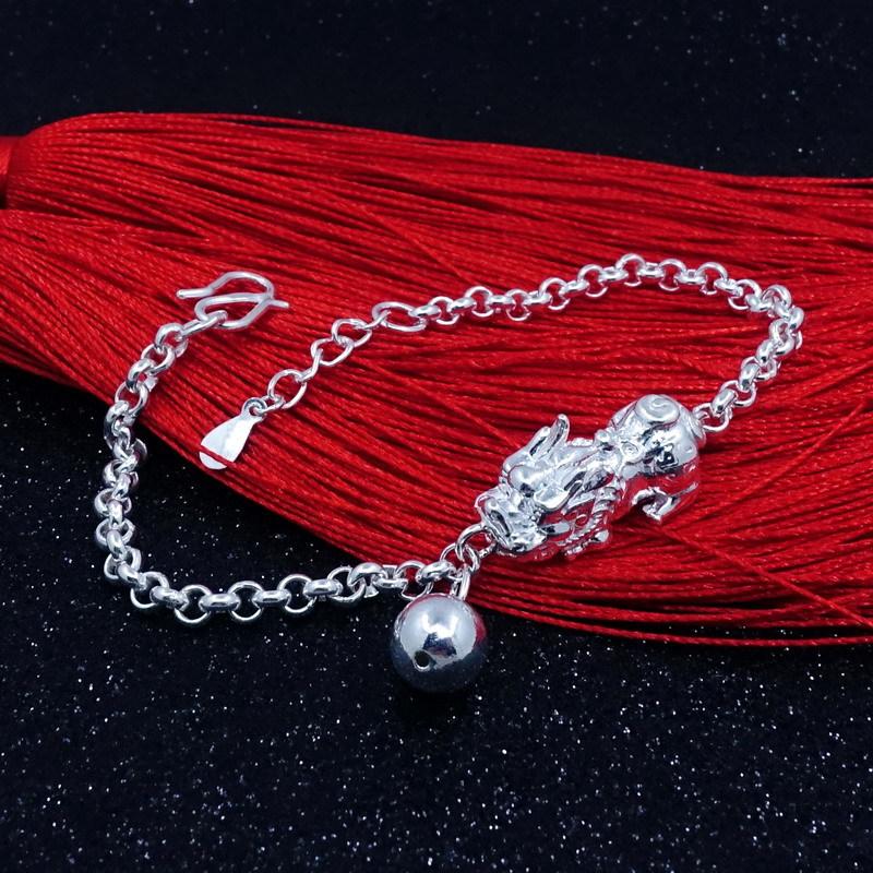 925 Silver Pixiu Wealth Bracelet