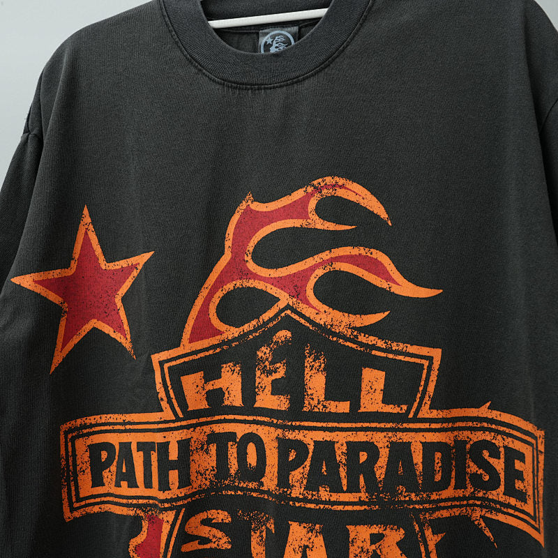 Hellstar Studios Biker Tour Short Sleeve Tee Shirt Black