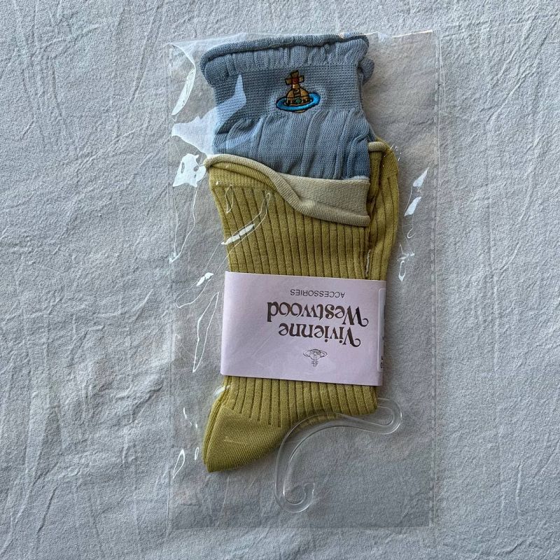 VW Ribbed Crew Socks Multi-Color Pack