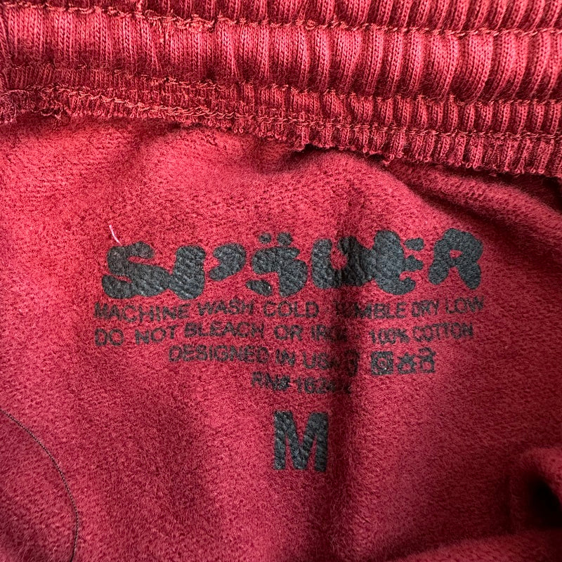 Sp5Der Logo Sweatpant Maroon