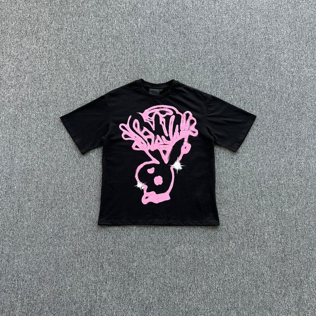 Graphic Tee Black Pink