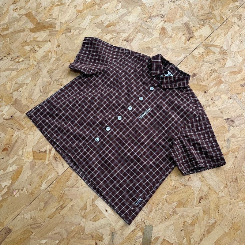 Mertra Plaid Shirt - Brown