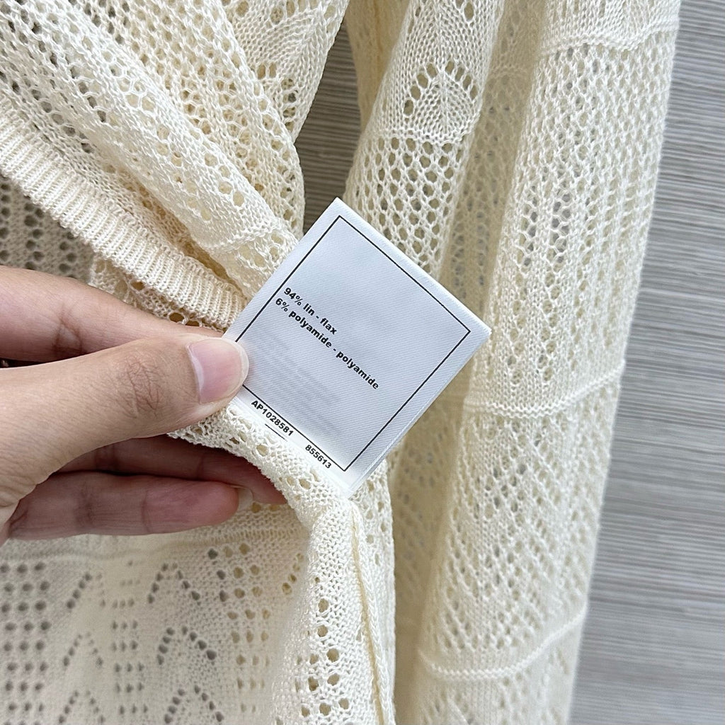 Openwork Knit Cardigan