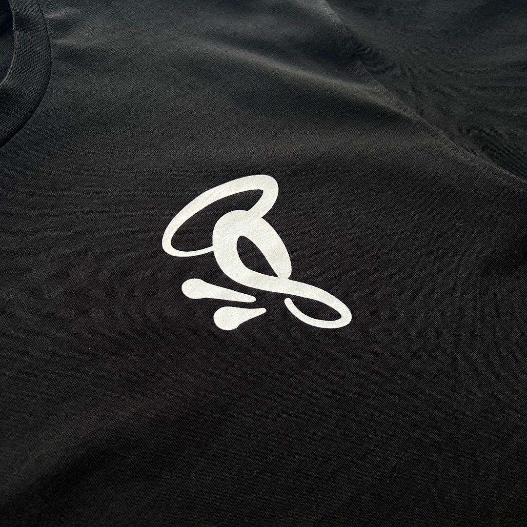 HALO Tee Black White