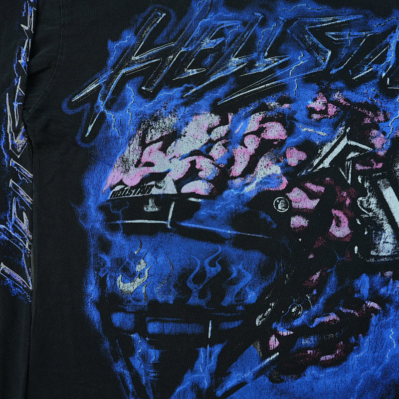 Hellstar Powered By The Star L/S Tee Black