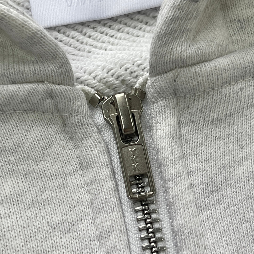 Zip Hoodie White