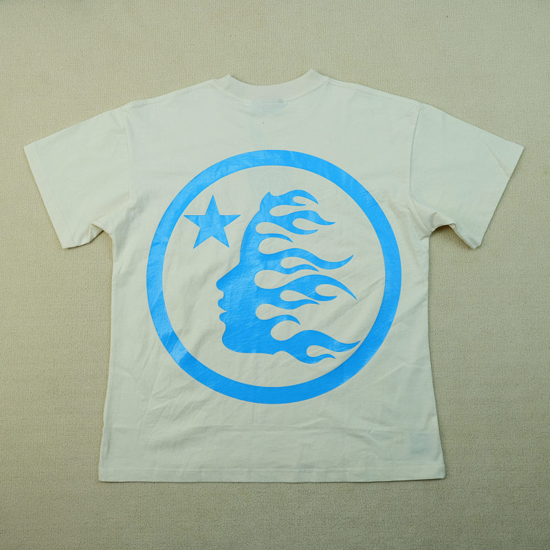 Hellstar Classic T-Shirt (Regular Print) White/Blue