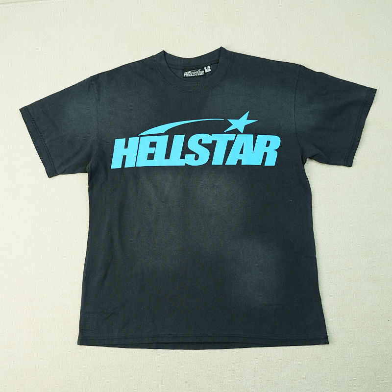 Hellstar Classic T-Shirt (Regular Print) Black/Bue