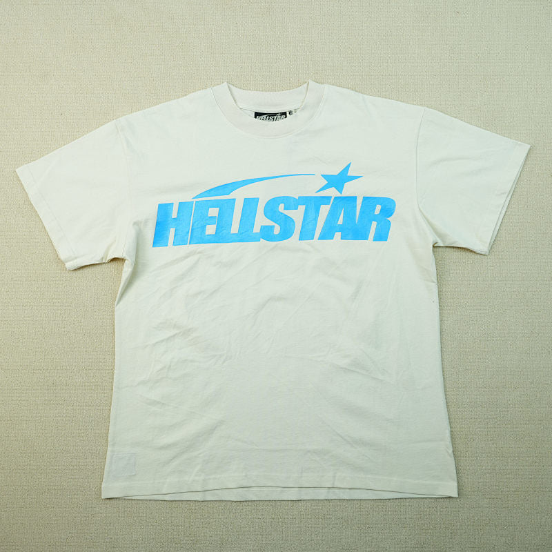 Hellstar Classic T-Shirt (Regular Print) White/Blue