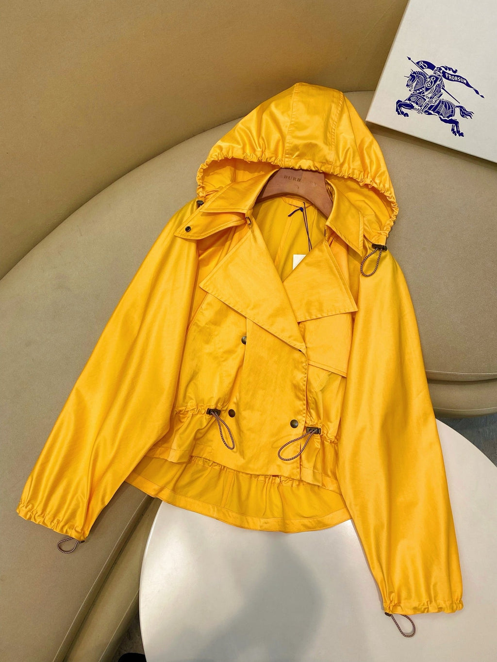 Hooded Taffeta Jacket