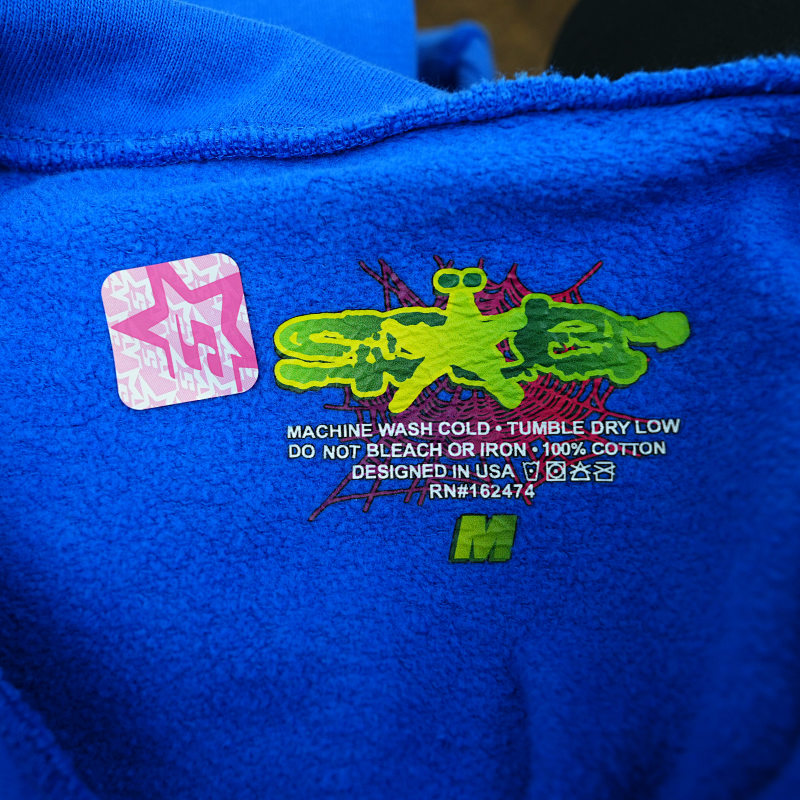 Sp5der TC Hoodie Blue