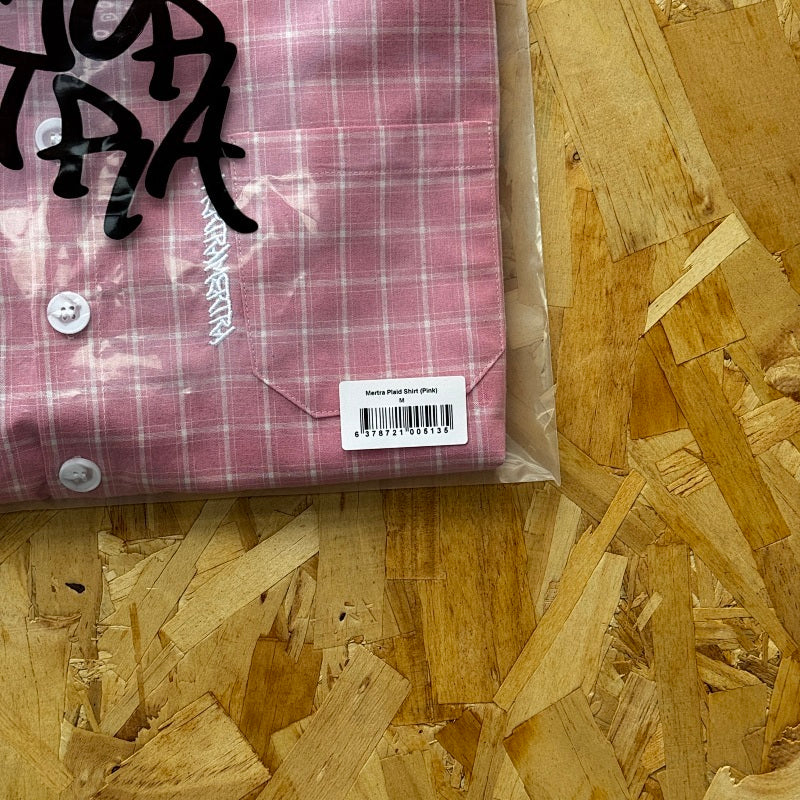 Mertra Plaid Shirt - Pink