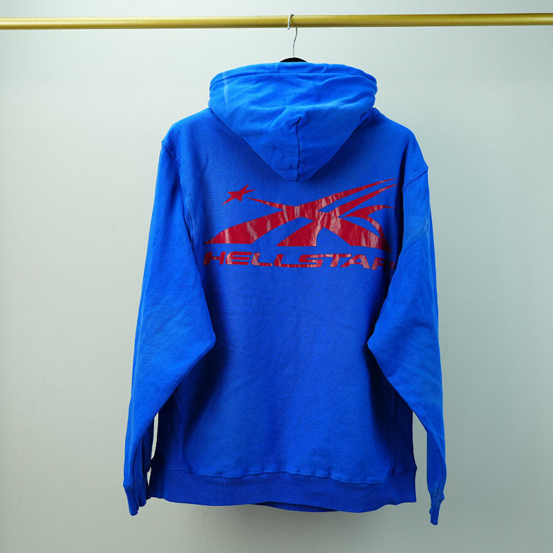 Hellstar Gel Hoodie Blue