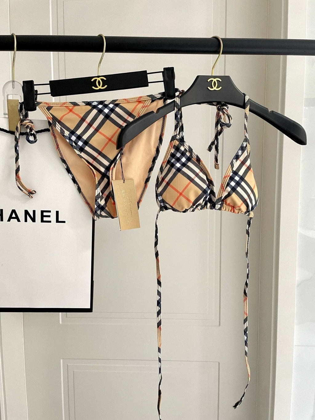 Vintage Check Bikini Set