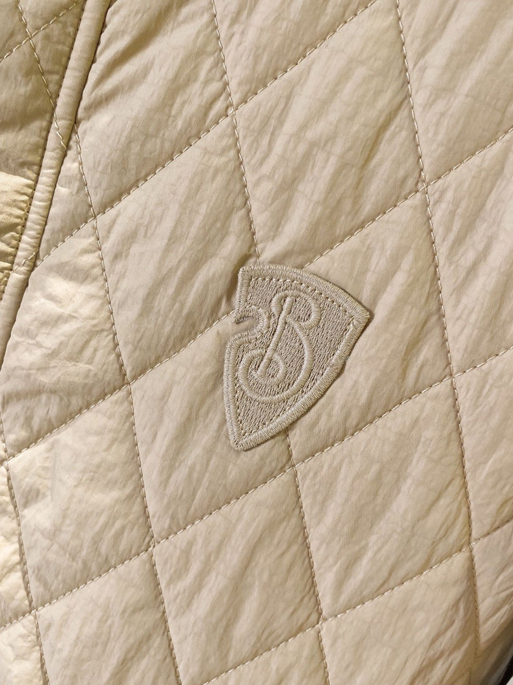 Nylon Quilted Hooded Parka